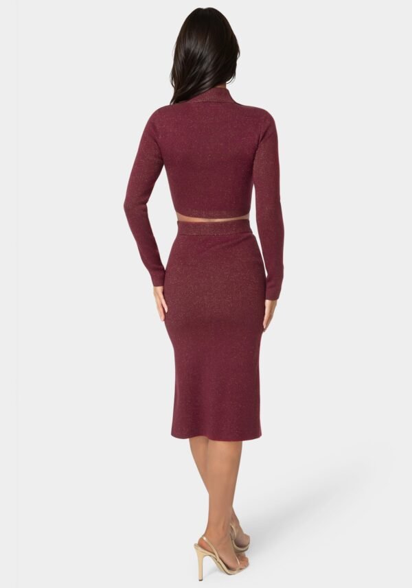 Lurex Rib Cropped Kit Set